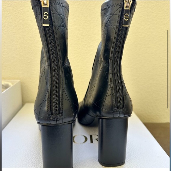 DIOR D-Shadow Heeled Ankle Boot shoes black new women size 40 us 10 - Picture 4 of 5
